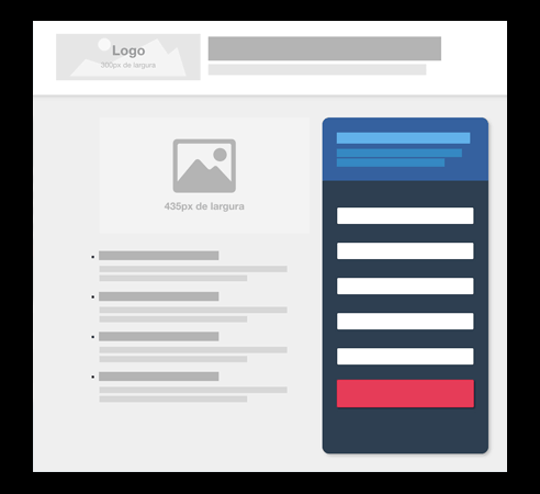 landing page